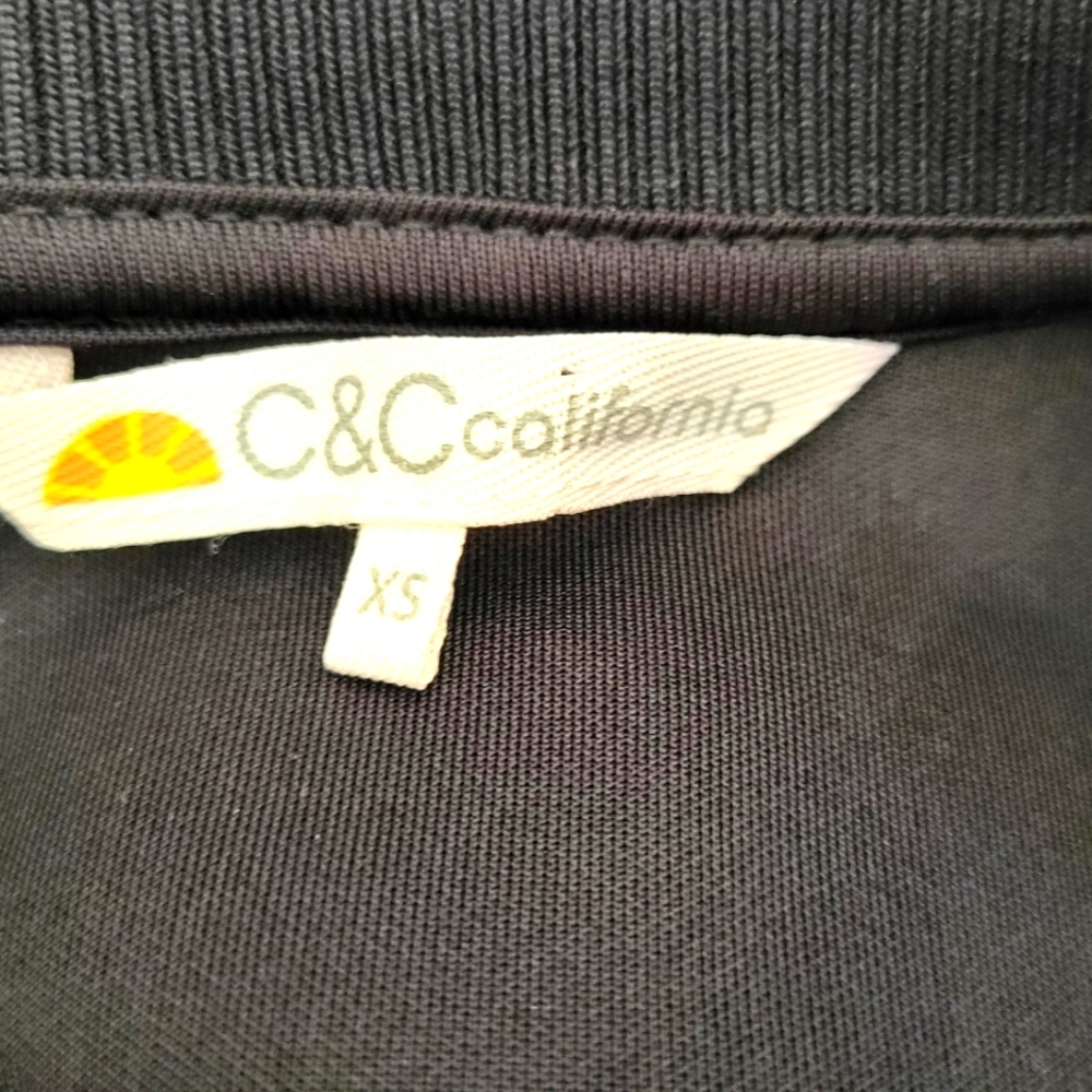 288. NWT C&C California Black Jacket Size XS - Picture 3 of 5